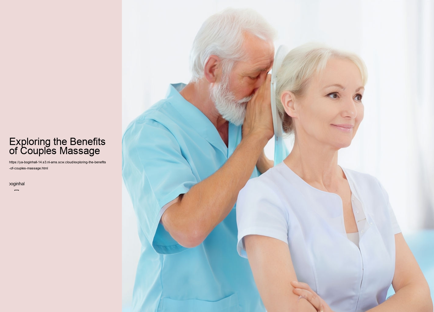 Exploring the Benefits of Couples Massage