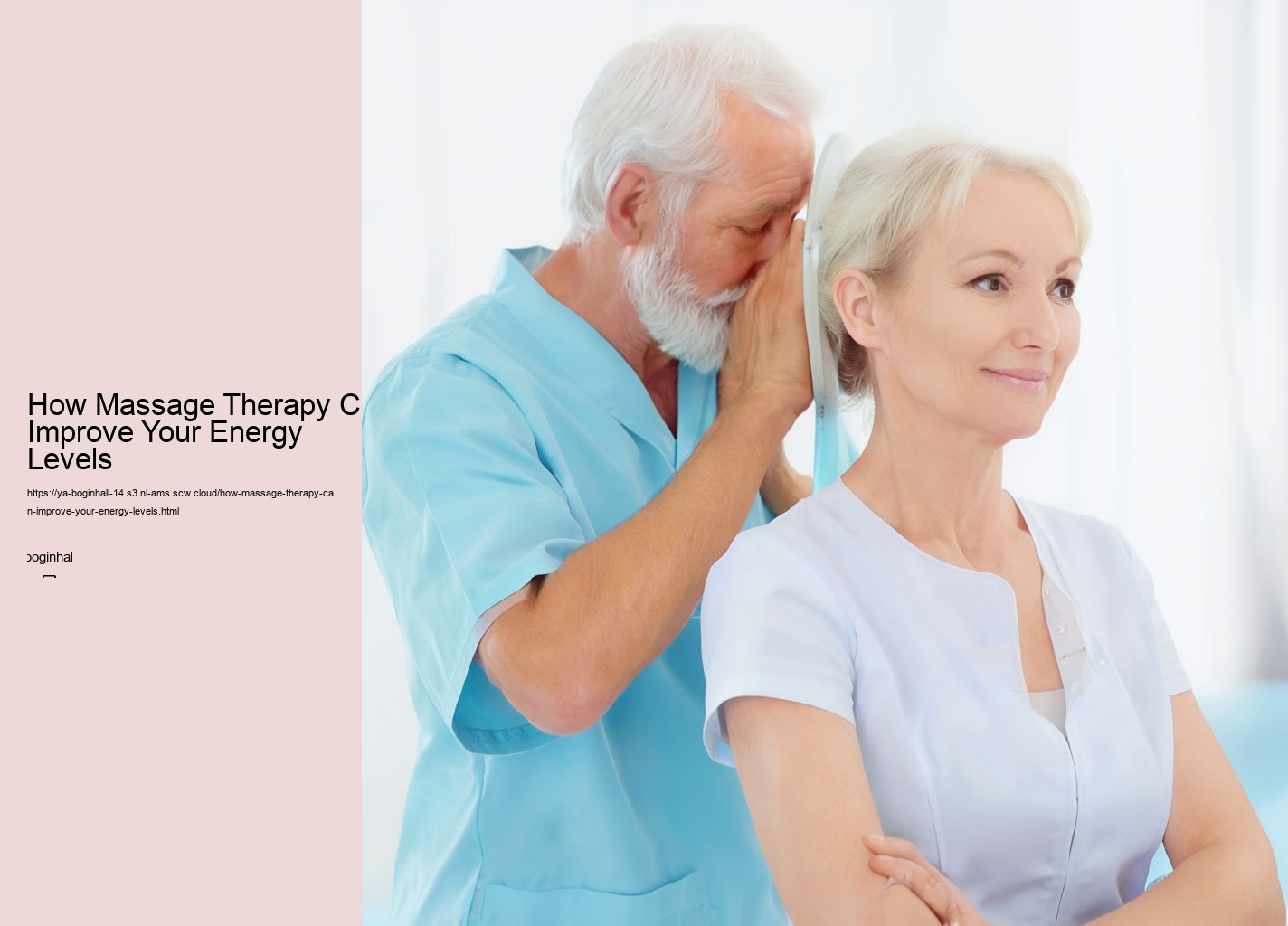 How Massage Therapy Can Improve Your Energy Levels