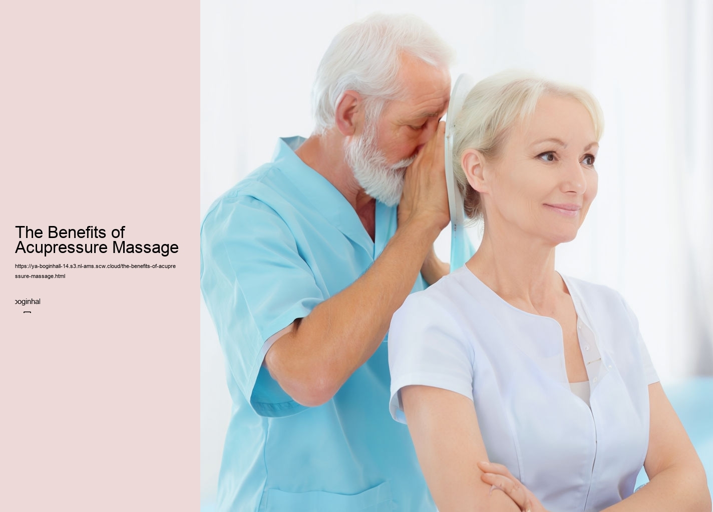 The Benefits of Acupressure Massage