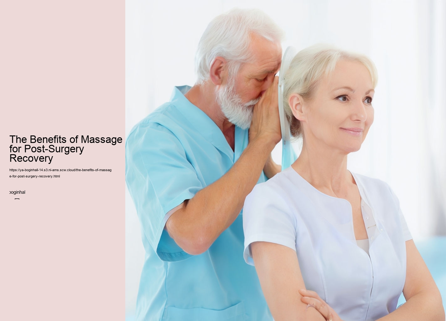 The Benefits of Massage for Post-Surgery Recovery